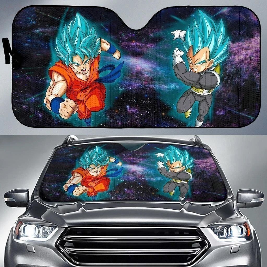 Songoku & Vegeta Car Sun Shade Window Protectors NH07-Gear Wanta