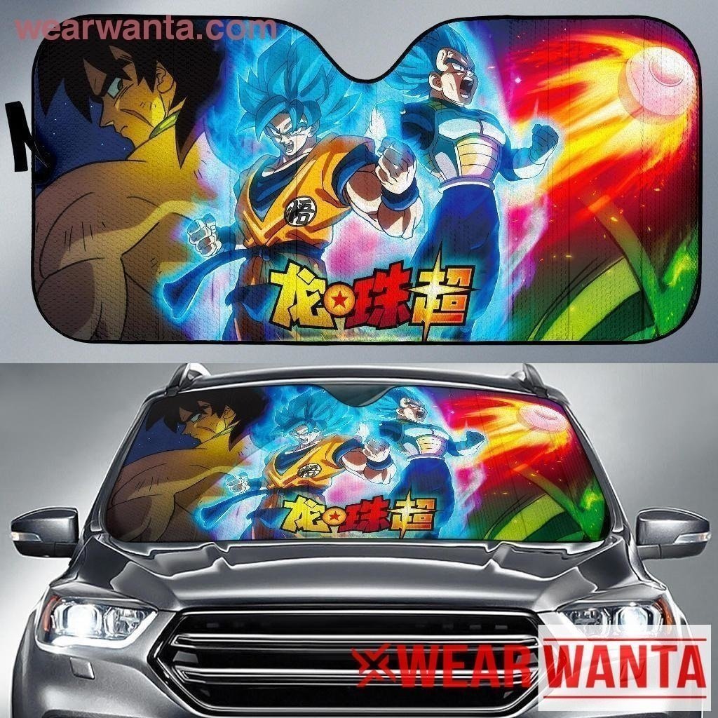 Songoku & Vegeta Dragon Ball Super Visor Car Sun Shade NH06-Gear Wanta