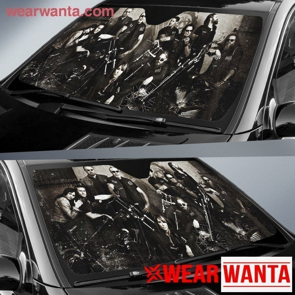 Sons Of Anarchy Car Sun Shade-Gear Wanta