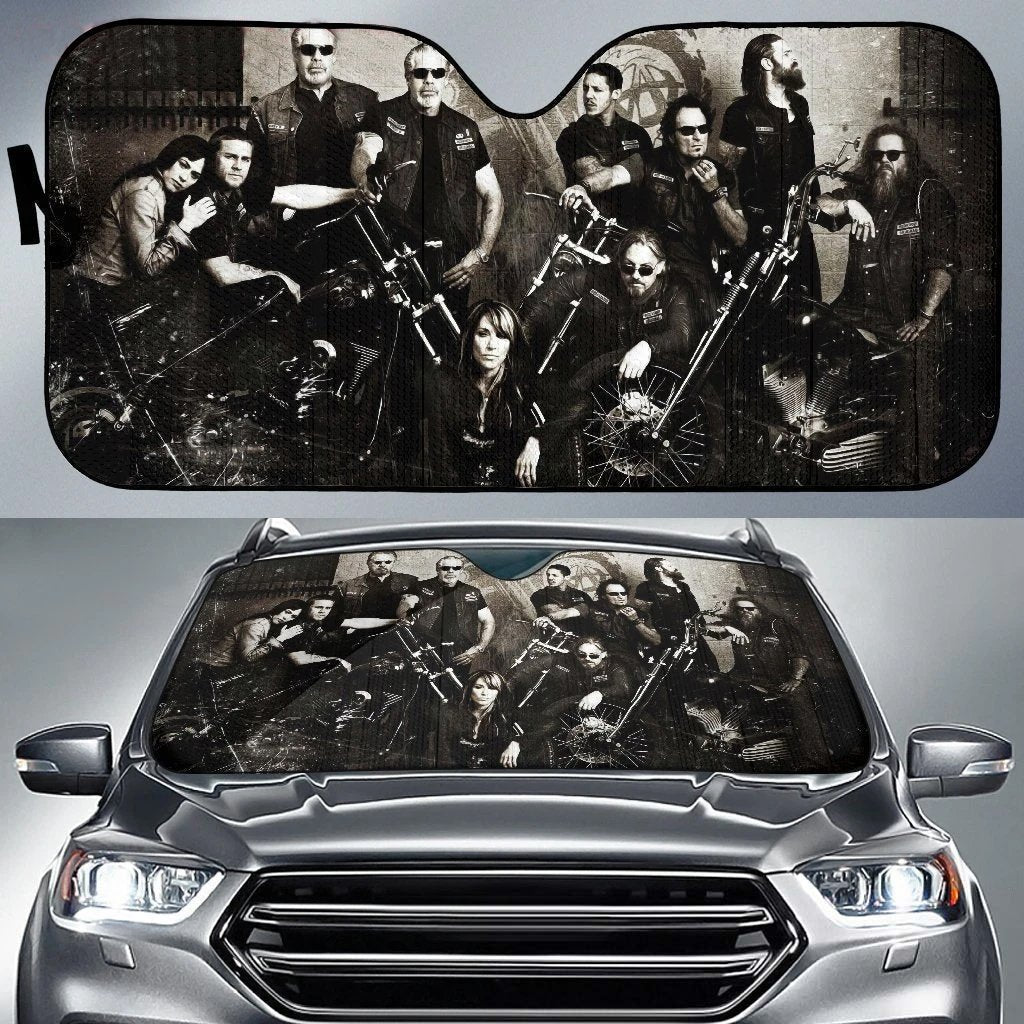 Sons Of Anarchy Car Sun Shade-Gear Wanta