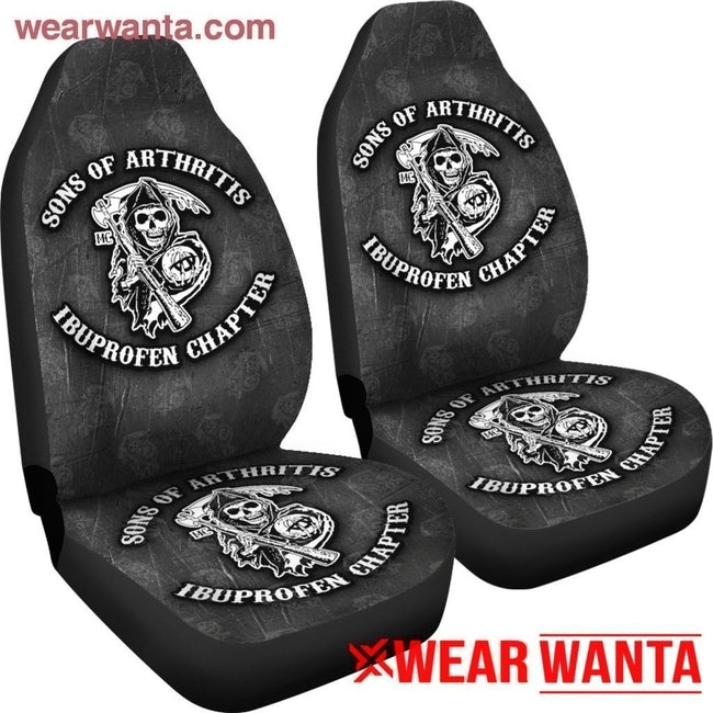 Sons Of Arthritis Ibuprofen Chapter Car Seat Covers MN05-Gear Wanta