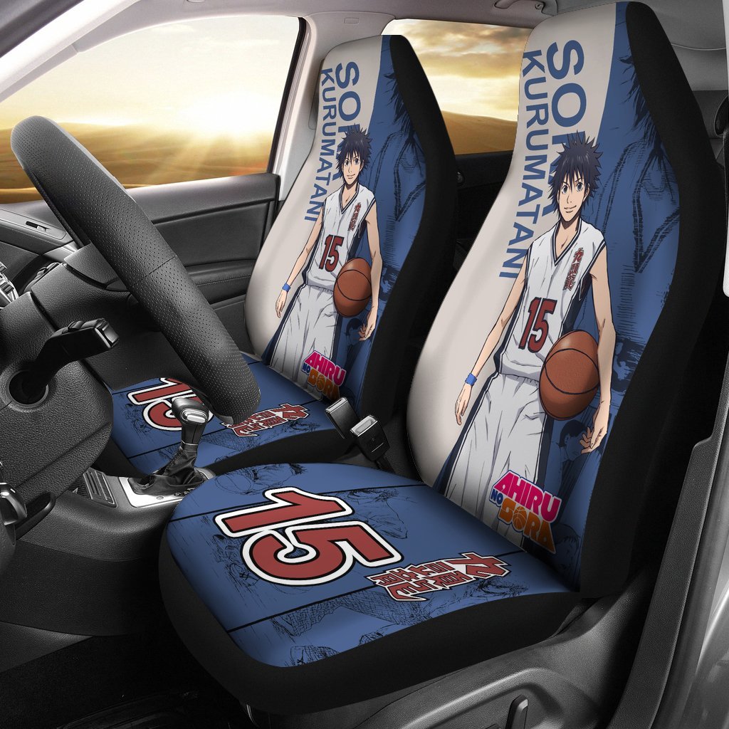 Sora Kurumatani Characters Ahiru No Sora Car Seat Covers Anime-Gear Wanta