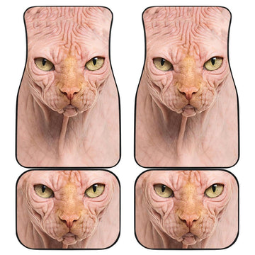 Sphynx Cat Car Floor Mats Funny Cat Face-Gear Wanta