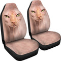 Sphynx Cat Car Seat Covers Cat Face-Gear Wanta