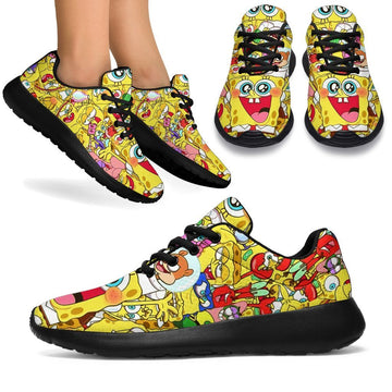 Spongebob Sneakers Custom Shoes Funny Gifts Fan-Gear Wanta