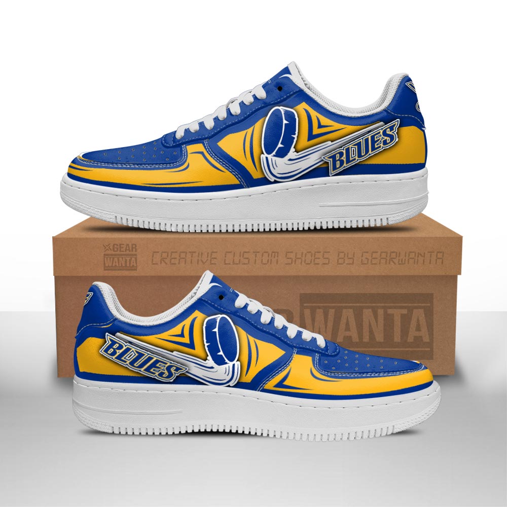 St Louis Blues Air Sneakers Custom For Fans-Gear Wanta