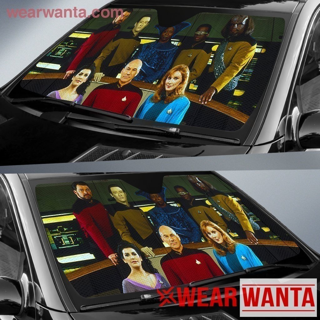 Star Trek All-Star Crew Car Window Sun Shade-Gear Wanta