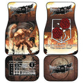 Stationary Guard Attack On Titan Car Floor Mats Anime-Gear Wanta