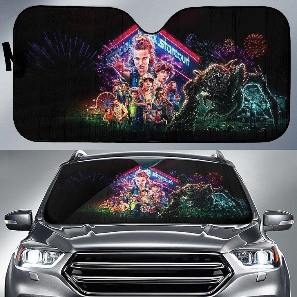 Stranger Thing 3 Car Sun Shade-Gear Wanta