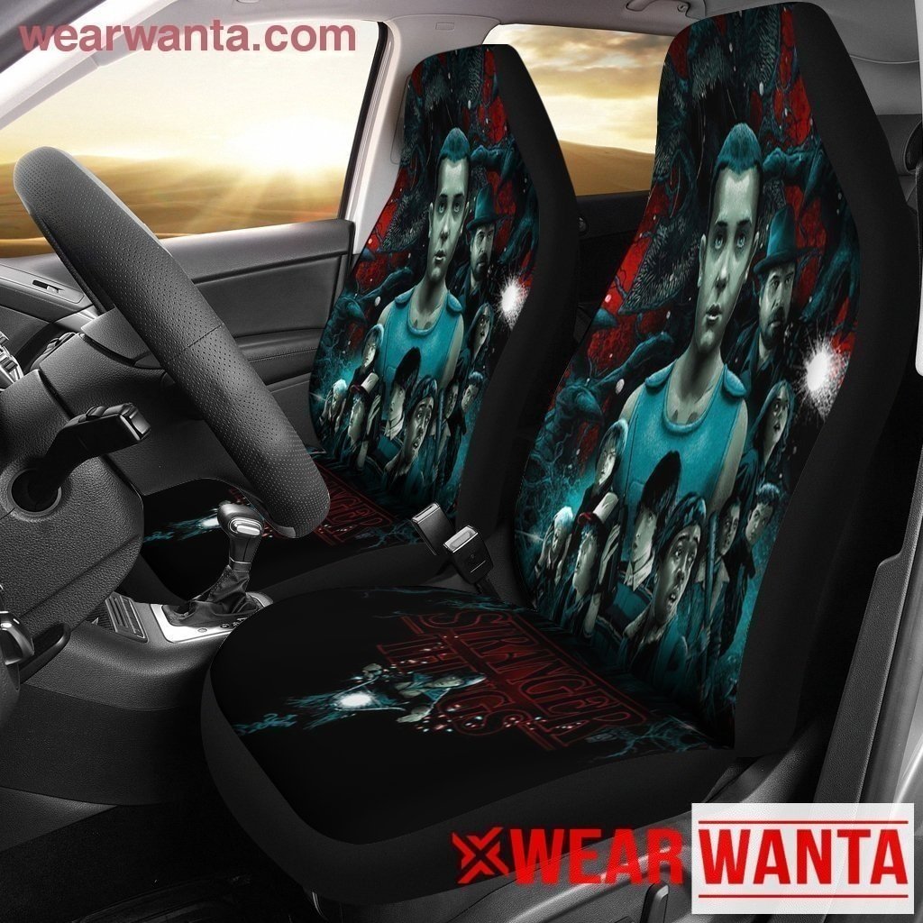 Stranger Things Car Seat Covers Custom Idea HH11-Gear Wanta