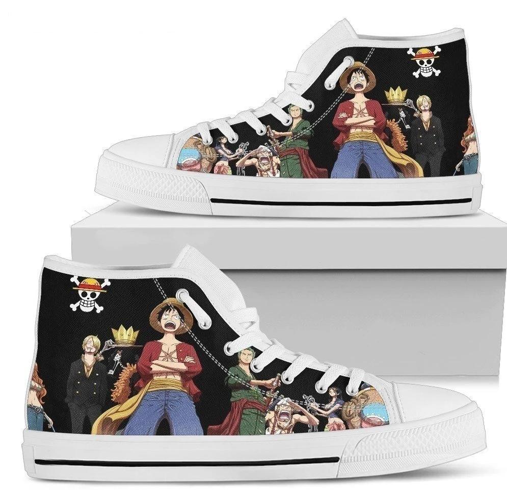 Straw Hat Crews One Piece Anime High Top Shoes NH10-Gear Wanta