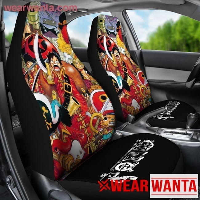 Straw Hat Pirates One Piece Anime Car Seat Covers NH08-Gear Wanta