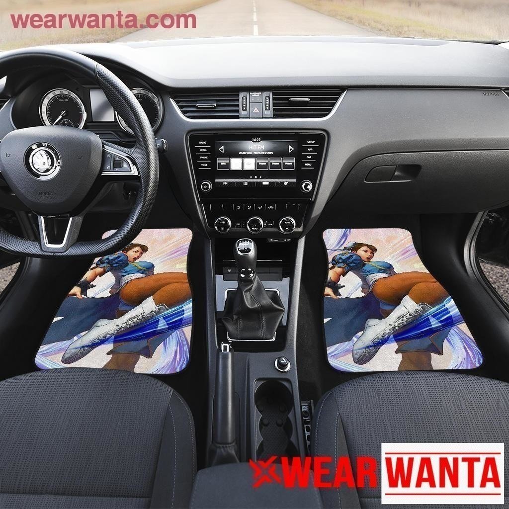 Street Fighter Chun-Li Car Floor Mats-Gear Wanta