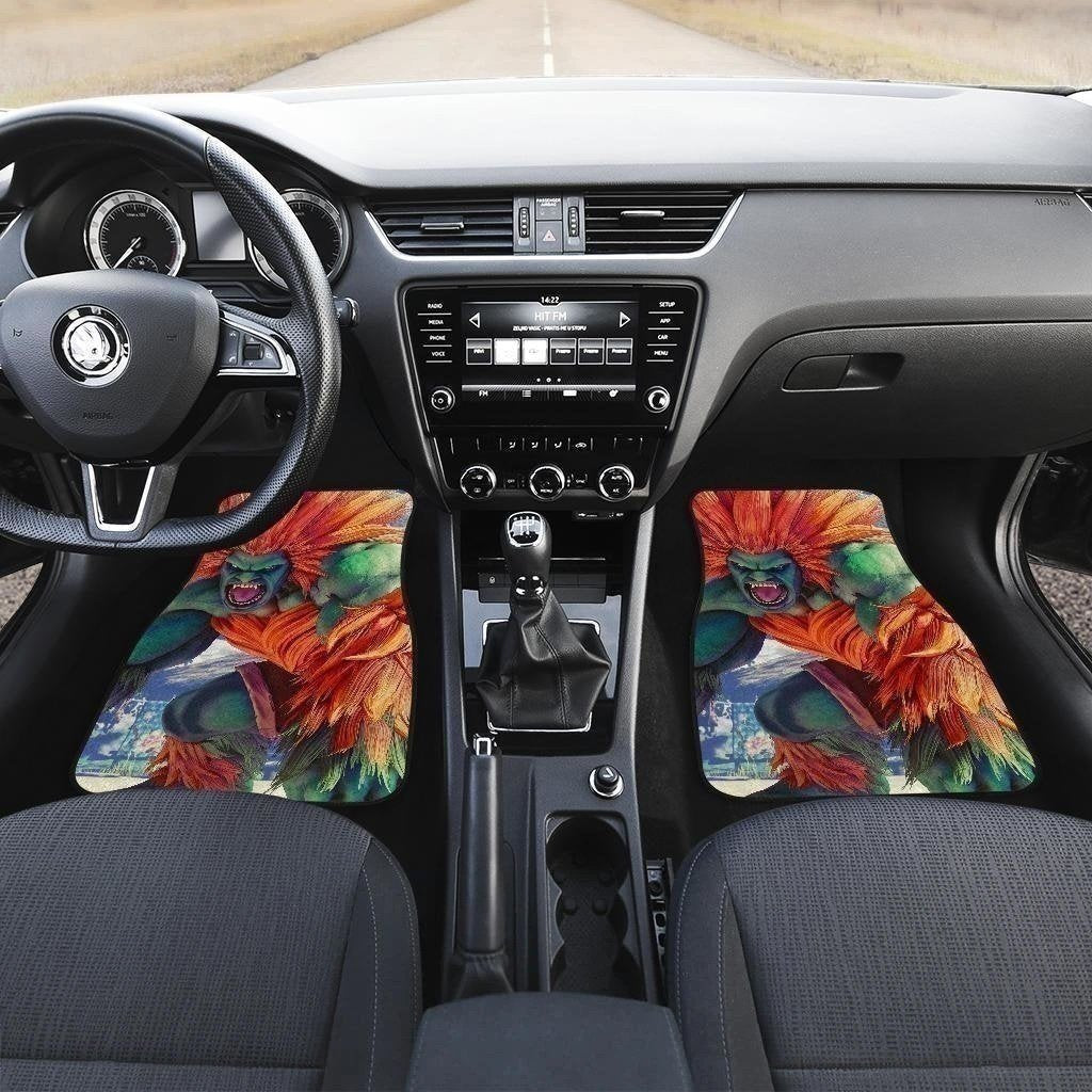 Street Fighter V Blanka Car Floor Mats For-Gear Wanta