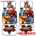 Street Fighter V Ken vs Ryu Car Floor Mats For-Gear Wanta