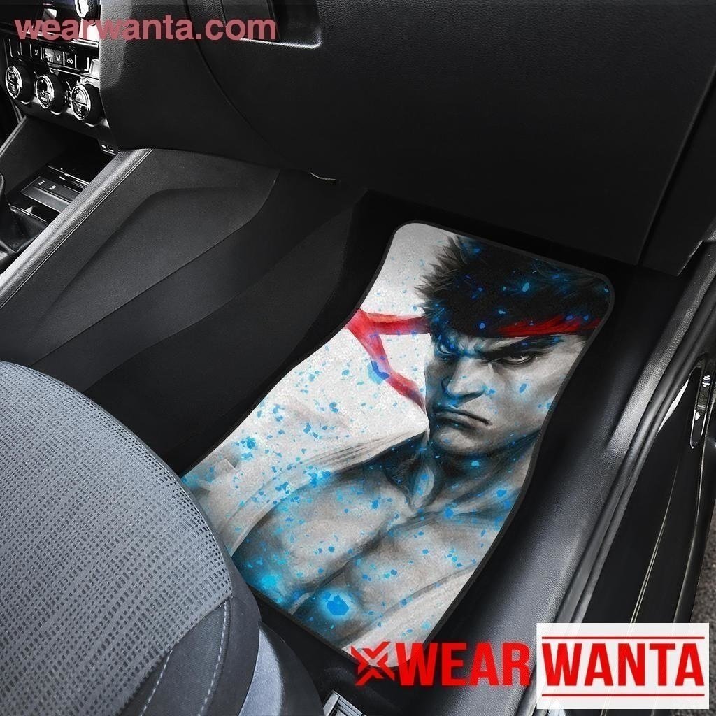 Street Fighter V Ryu Car Floor Mats For 2-Gear Wanta