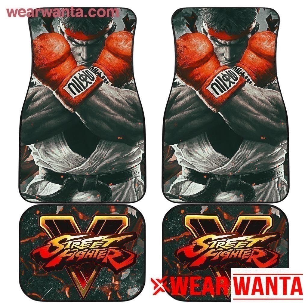 Street Fighter V Ryu Car Floor Mats For-Gear Wanta