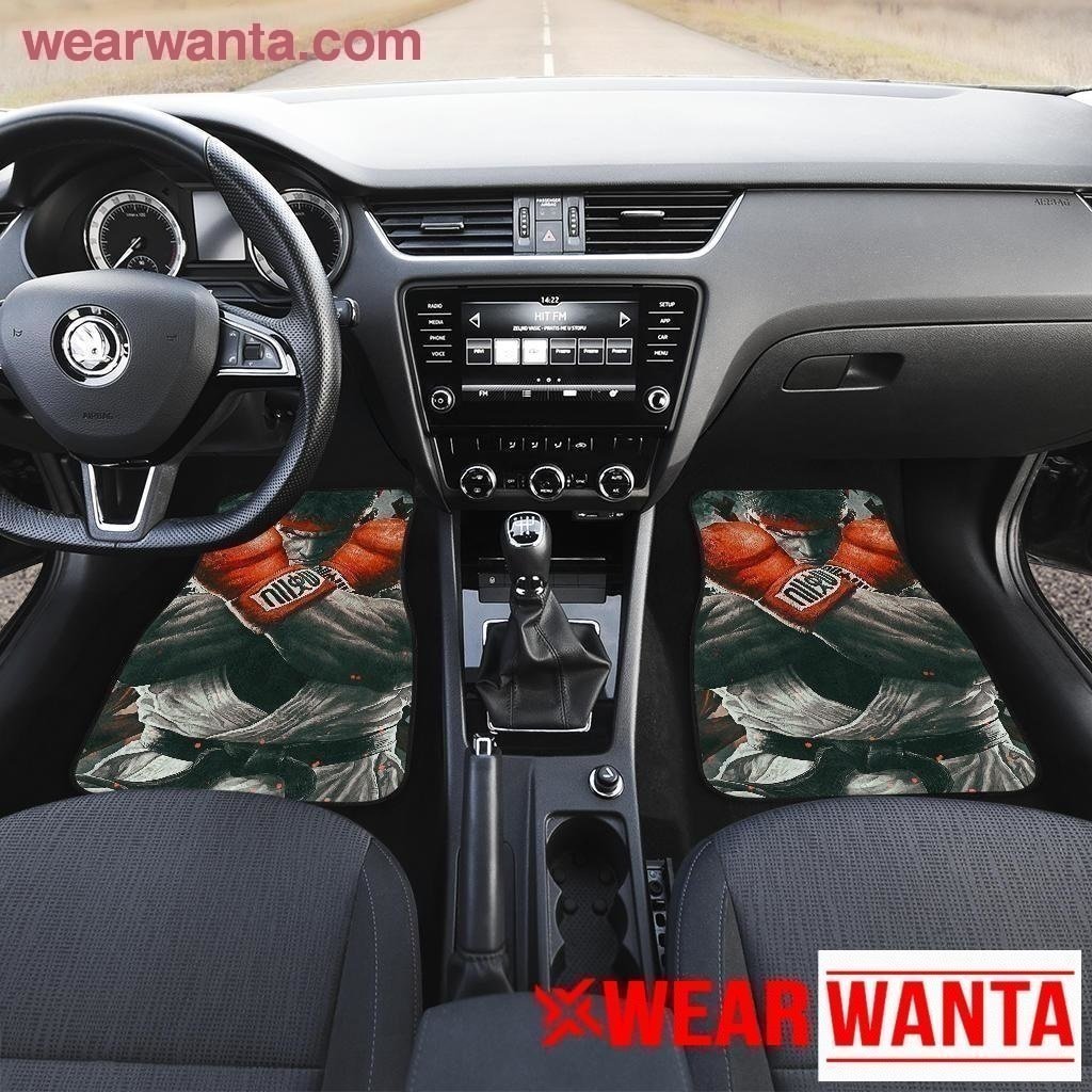 Street Fighter V Ryu Car Floor Mats For-Gear Wanta