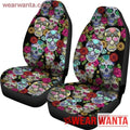 Sugar Skulls Car Seat Covers Gift Idea NH1911-Gear Wanta