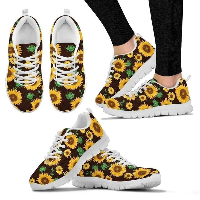 Sunflowers Women's Sneakers For Sunflower Lover-Gear Wanta