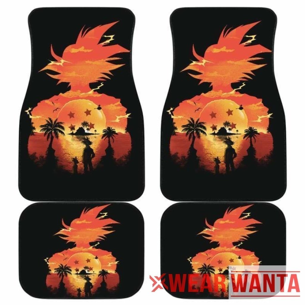 Sunset Dragon Ball Car Floor Mats Anime Custom Idea NH1911-Gear Wanta