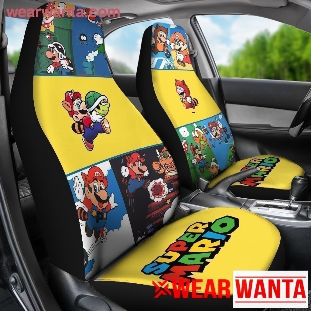 Super Mario Bros Original Ver Car Seat Covers MN05-Gear Wanta