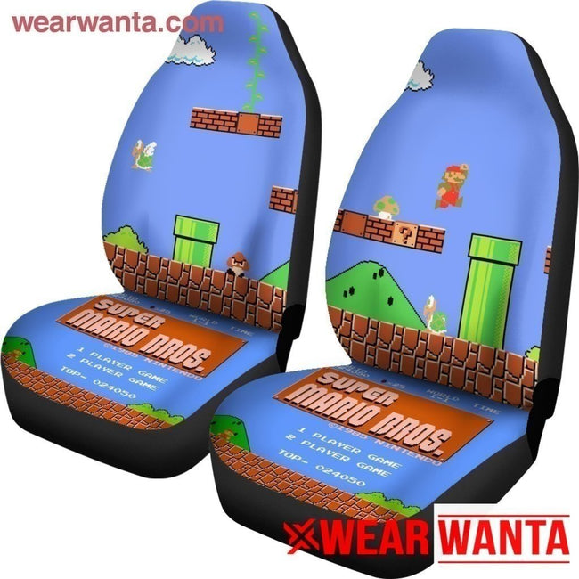 Super Mario Let's Play Car Seat Covers MN05-Gear Wanta