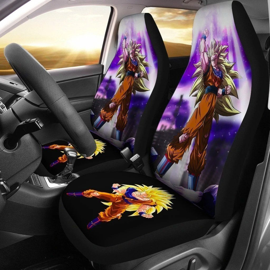 Super Saiyan Goku 3 Car Seat Covers Dragon Ball Fan NH1911-Gear Wanta