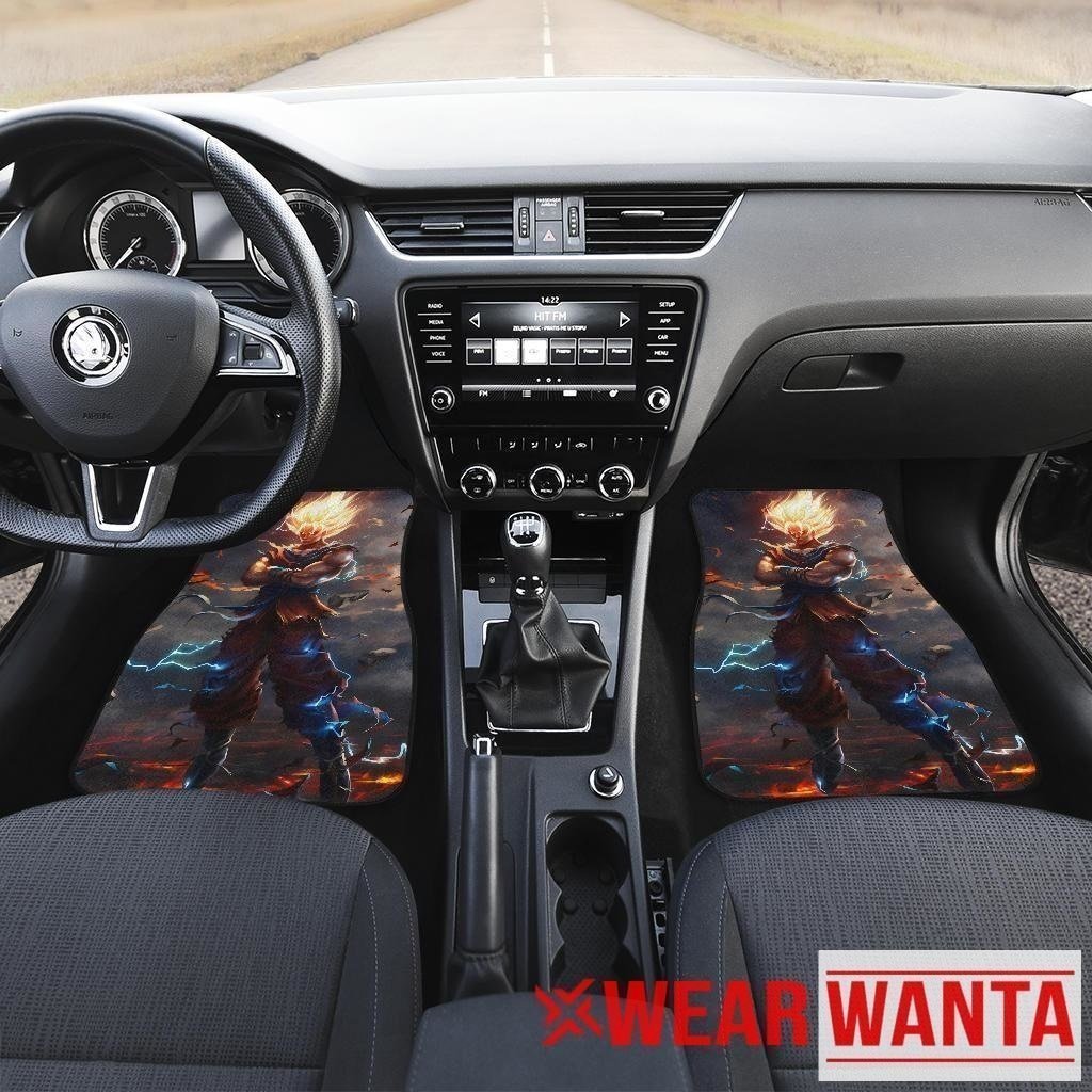 Super Saiyan Goku Car Floor Mats DB Custom Idea NH1911-Gear Wanta