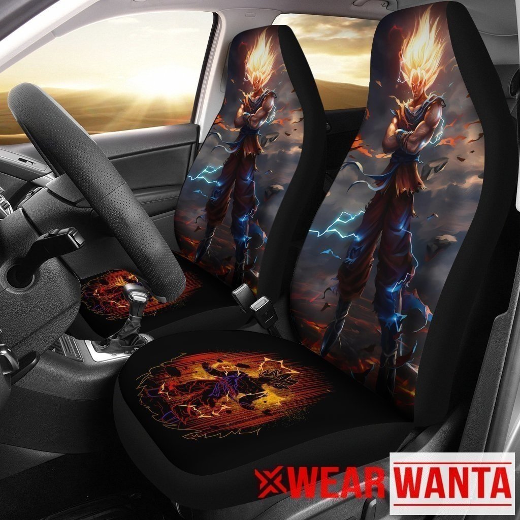 Super Saiyan Goku Car Seat Covers For DB Custom NH1911-Gear Wanta