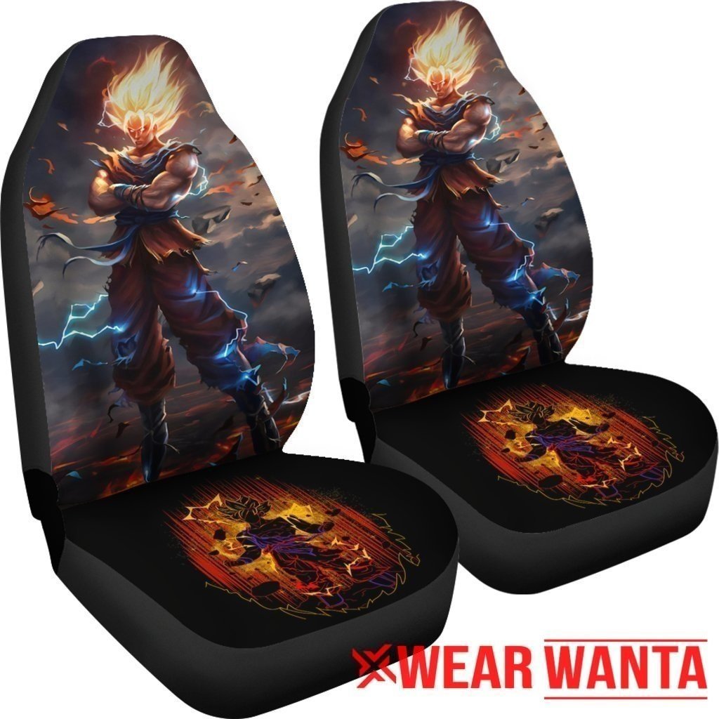 Super Saiyan Goku Car Seat Covers For DB Custom NH1911-Gear Wanta