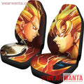 Super Saiyan Vegeta vs Goku Car Seat Covers Fan Dragon Ball NH1911-Gear Wanta