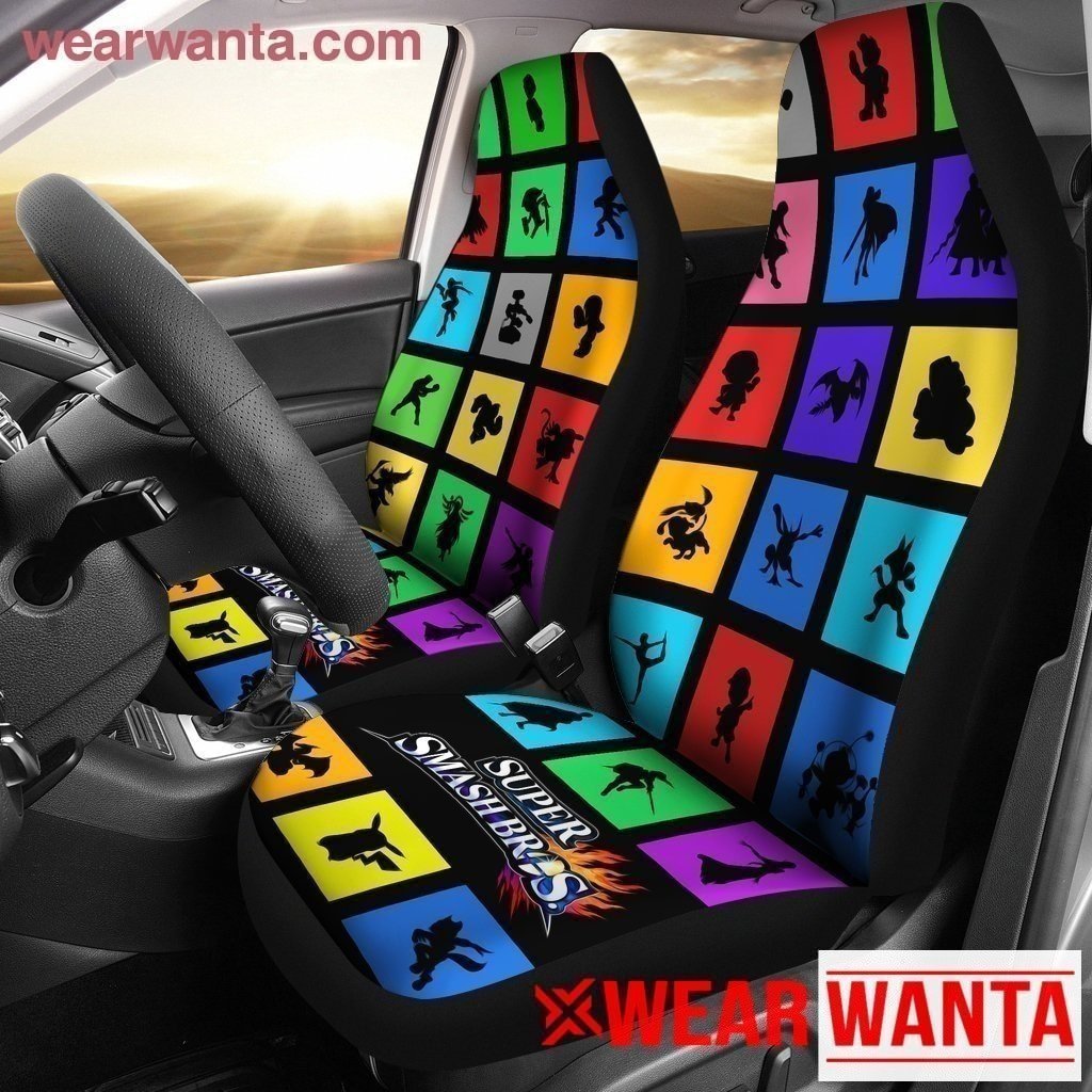 Super Smash Bros All Heroes Car Seat Covers MN05-Gear Wanta