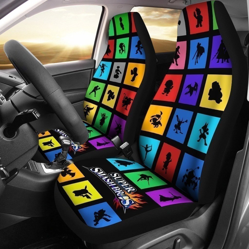 Super Smash Bros All Heroes Car Seat Covers MN05-Gear Wanta