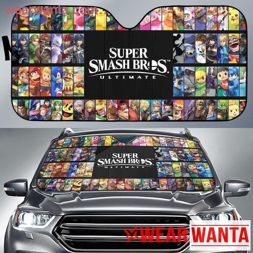 Super Smash Bros Ultimate Car Sun Shade-Gear Wanta