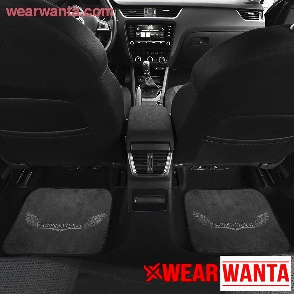 Supernatural Dean Winchester Car Floor Mats Custom Signature-Gear Wanta