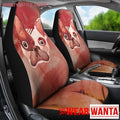 Surprise French Bulldog Car Seat Covers Custom Car Decoration Accessories-Gear Wanta