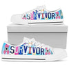 Survivor Breast Cancer Awareness Women's Sneaker Low Top Shoes NH08-Gear Wanta