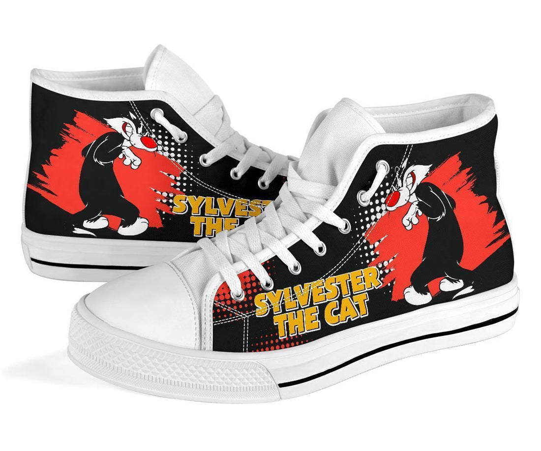 Sylvester The Cat High Top Shoes Looney Tunes Fan-Gear Wanta