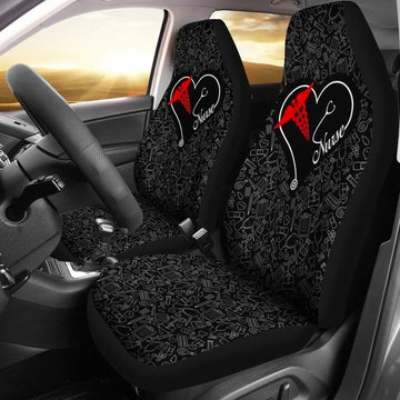 Symbol Stethoscope Nurse Heart Car Seat Covers Gift Idea Nh1911-Gear Wanta