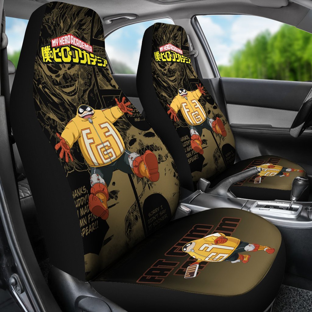 Taishiro Toyomitsu Fatgum My Hero Academia Car Seat Covers Manga Mixed Anime-Gear Wanta