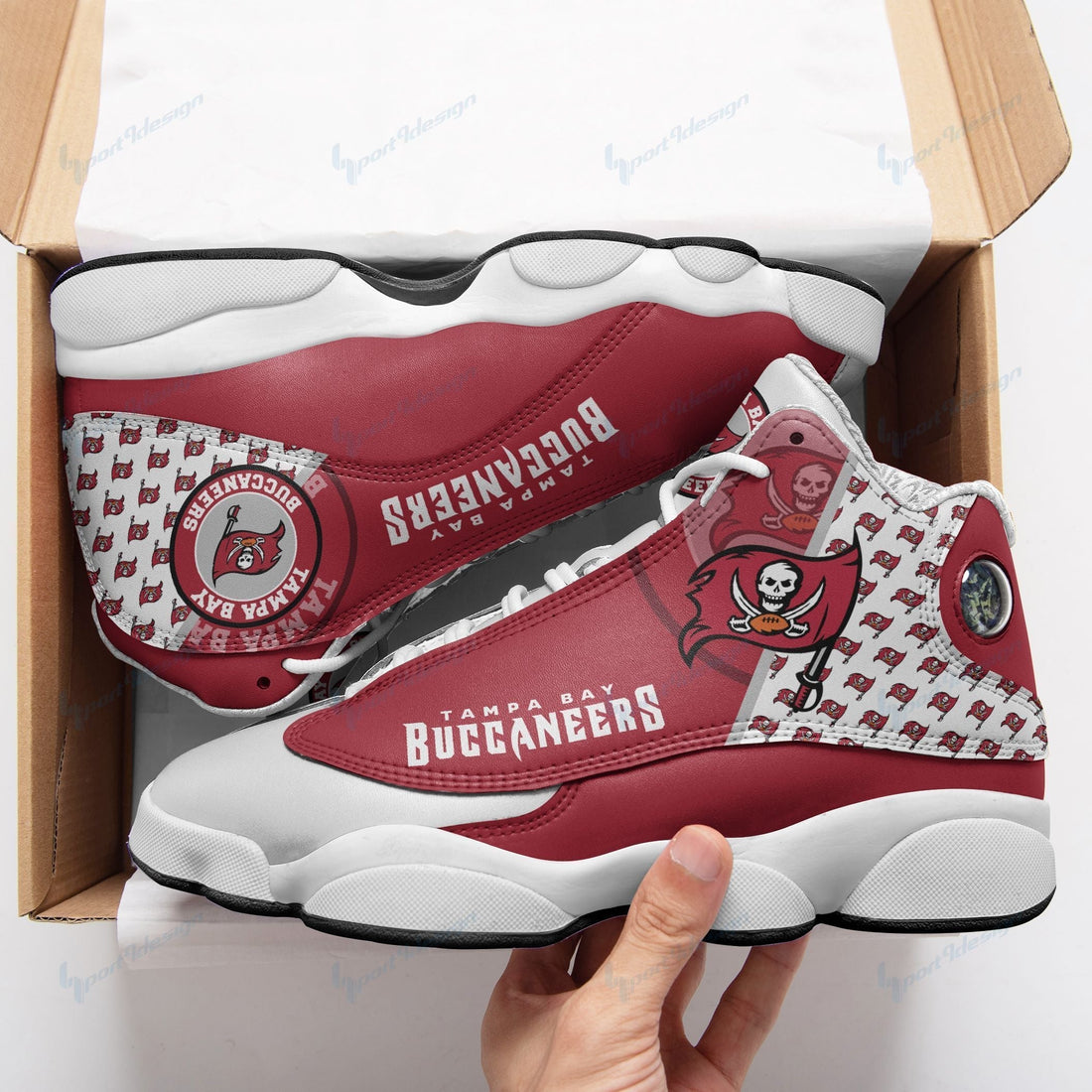 Tampa Bay Buccaneers AJ13 Sneakers 784-Gear Wanta