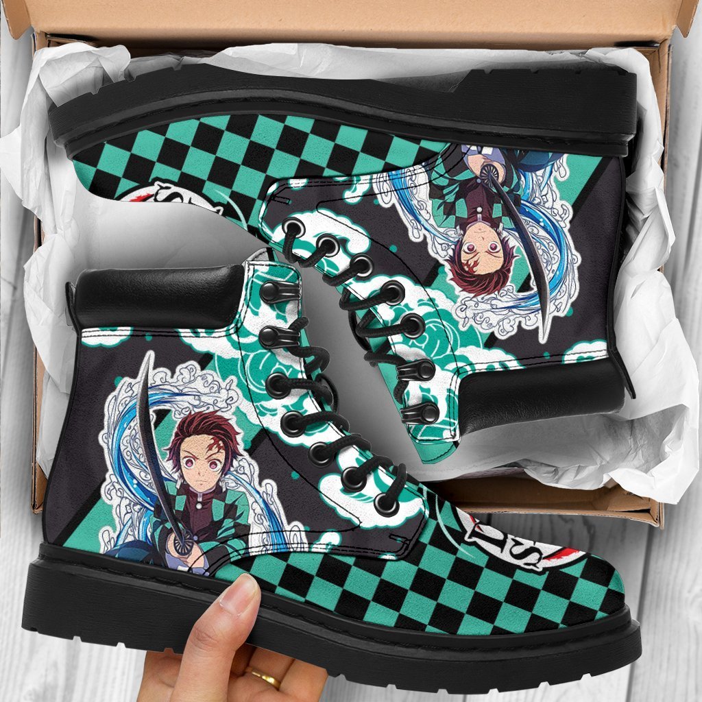 Tanjiro Boots Shoes Demon Slayer Anime Custom TT12-Gear Wanta