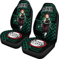 Tanjiro Demon Slayer Car Seat Covers Custom Anime Car Accessories-Gear Wanta