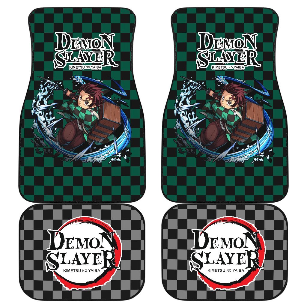 Tanjiro Demon Slayer Uniform Car Floor Mats Anime-Gear Wanta