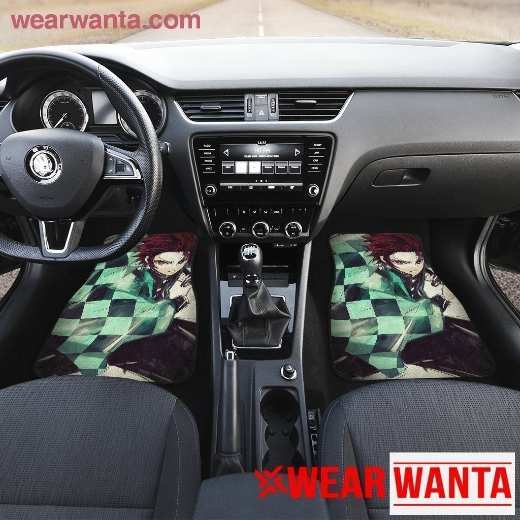 Tanjiro Kamado Demon Slayer Anime Car Floor Mats Custom NH09-Gear Wanta