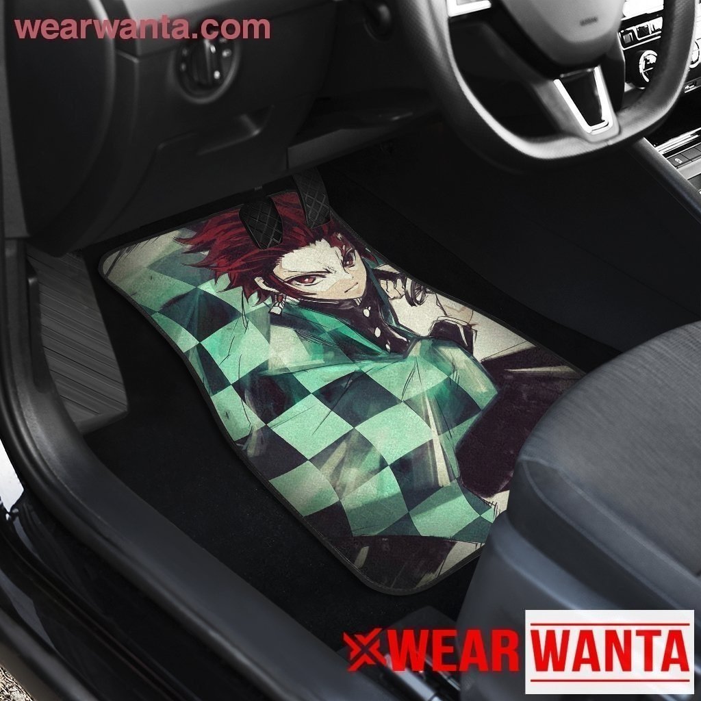 Tanjiro Kamado Demon Slayer Anime Car Floor Mats Custom NH09-Gear Wanta