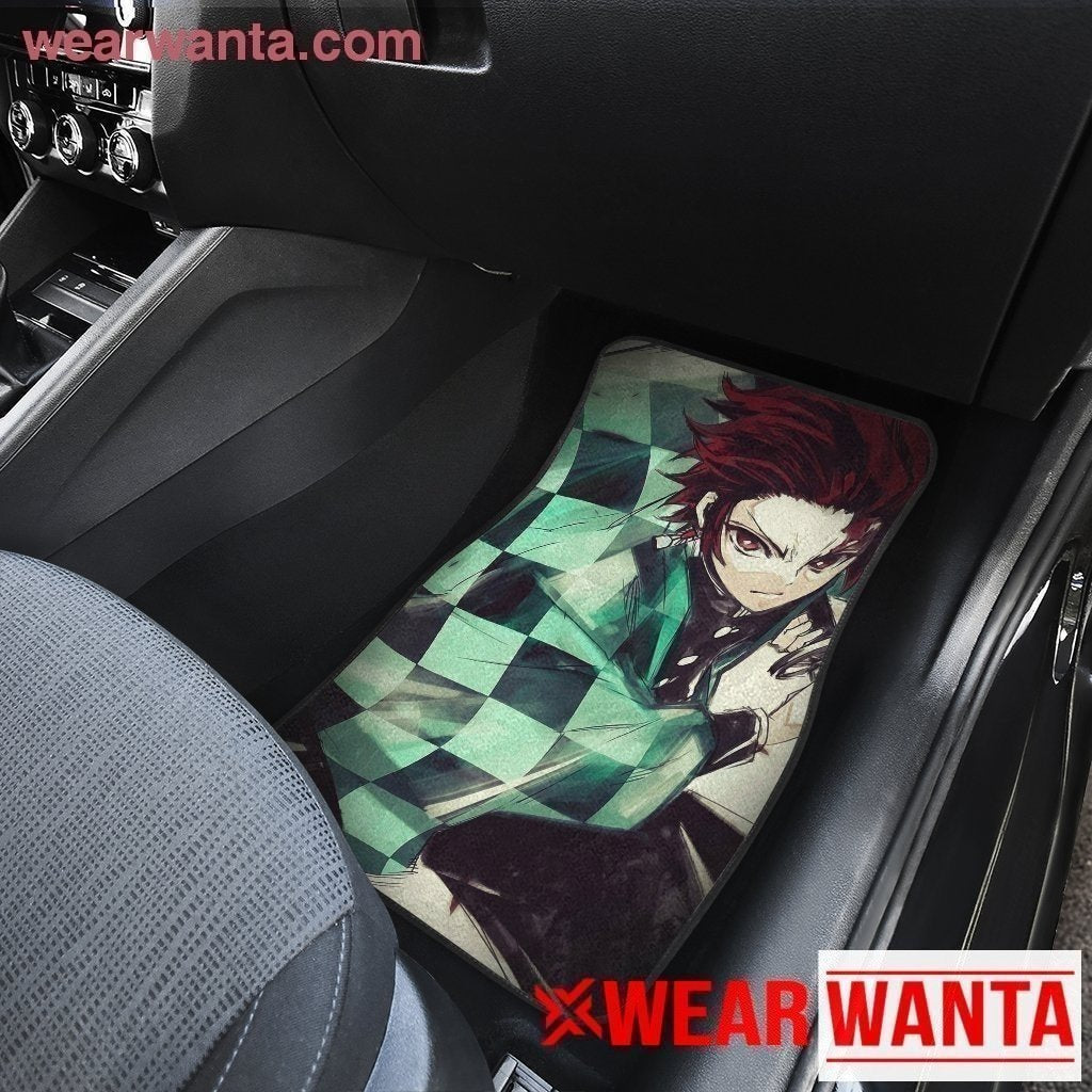 Tanjiro Kamado Demon Slayer Anime Car Floor Mats Custom NH09-Gear Wanta