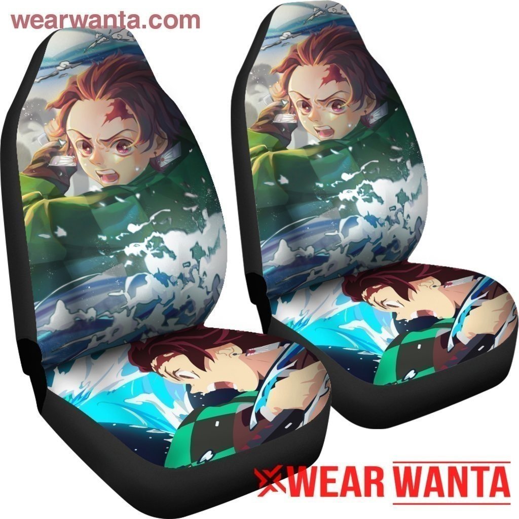 Tanjiro Kamado Demon Slayer Car Seat Covers For Anime Fan NH11-Gear Wanta