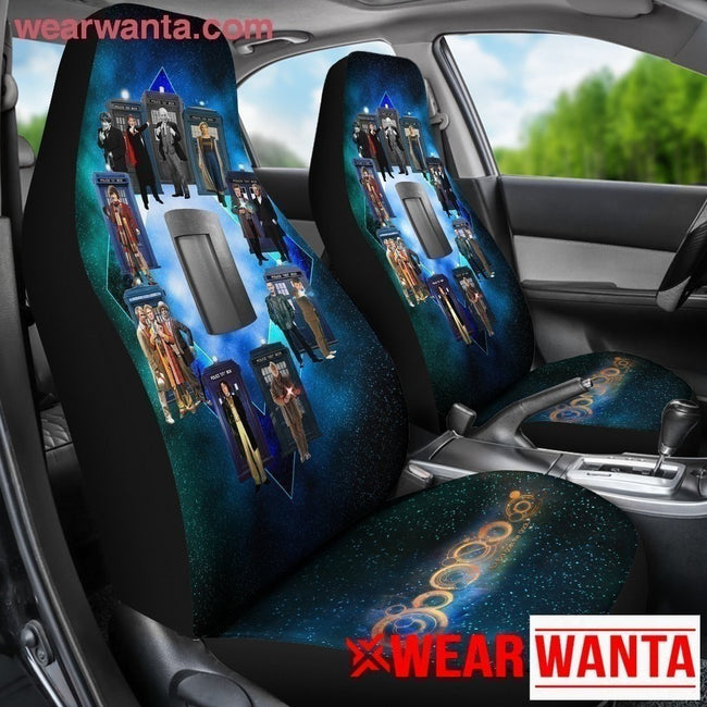 Tardis Telephone Doctor Who Car Seat Covers-Gear Wanta